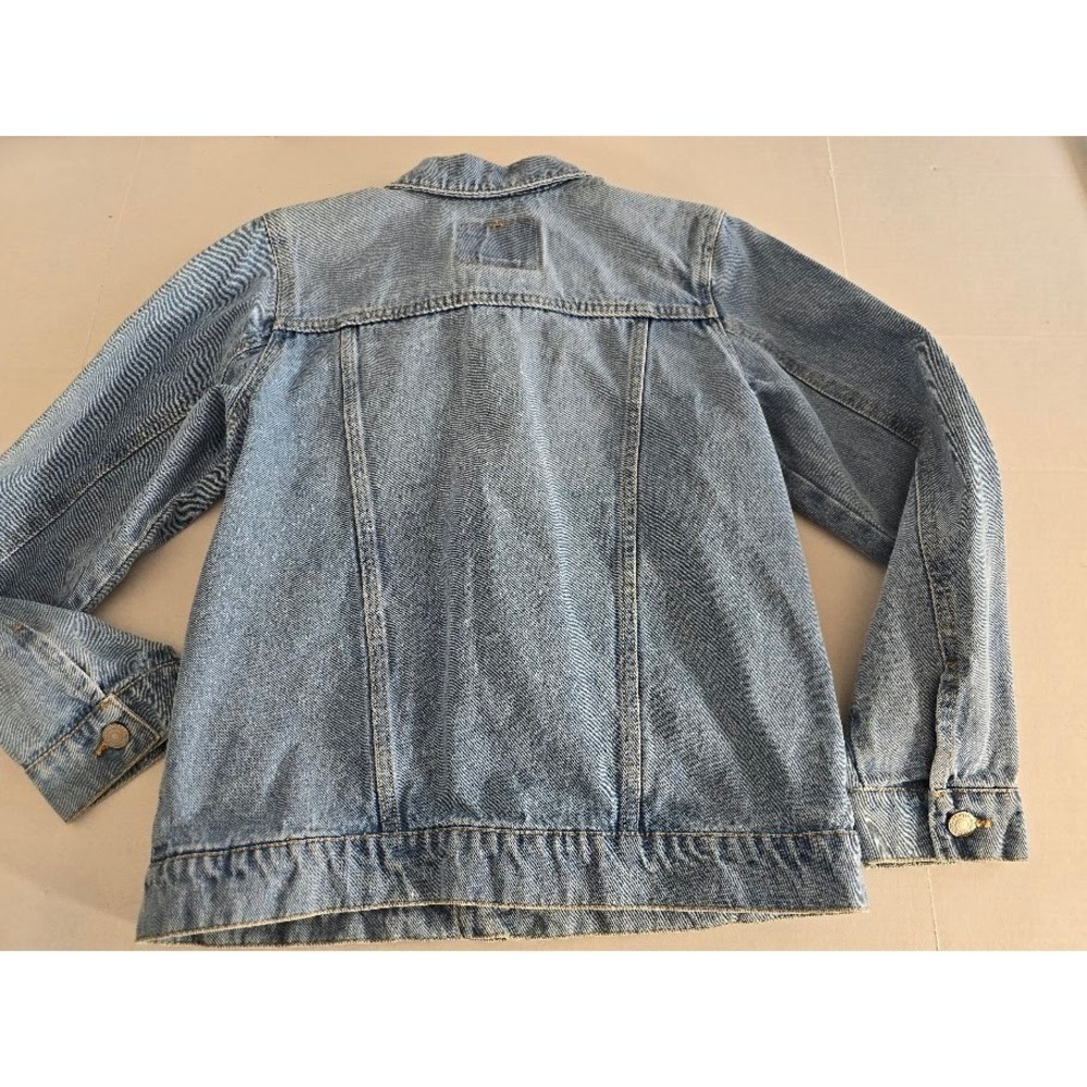 Levi's Kids Denim Trucker Jacket Blue Wash Cotton Size M